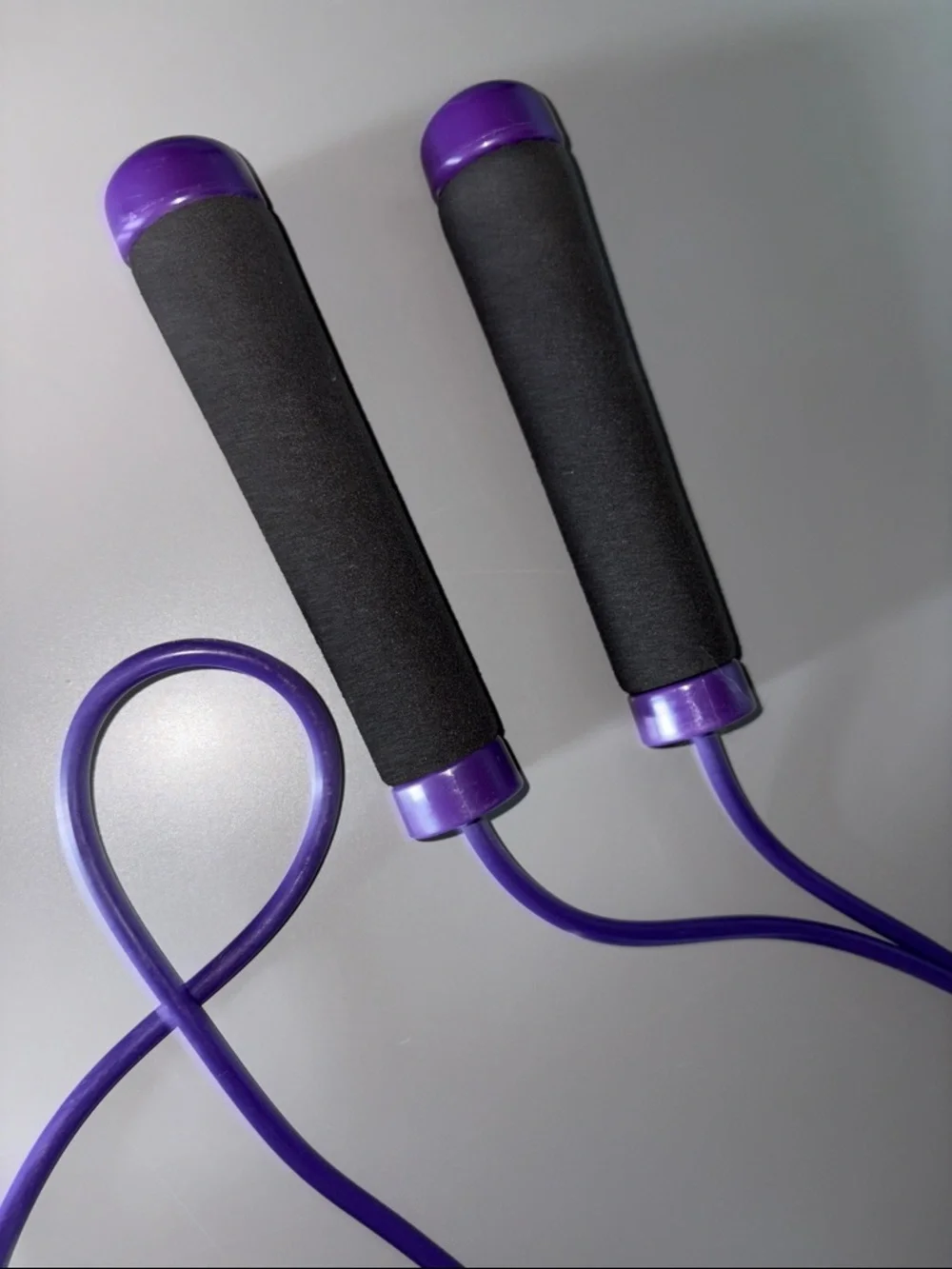 💟 Jump Rope With Removable Weighted Foam Handles - Picture 2 of 4